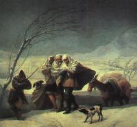 Goya, Francisco de - Winter The Snowstorm